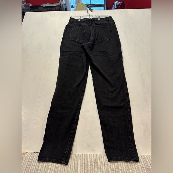 Vintage Wrangler for Women Black High Waisted Jeans Sz 14 x 34 USA 100% Cotton - Picture 8 of 10